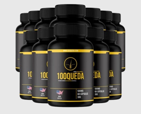 100Queda - Restaura e Revitaliza os Fios Com Menos Queda (Kit 12 potes)