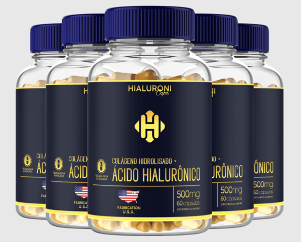 Hialuroni Caps Antissinais (kit Promocional - Compre 5 leve 6)