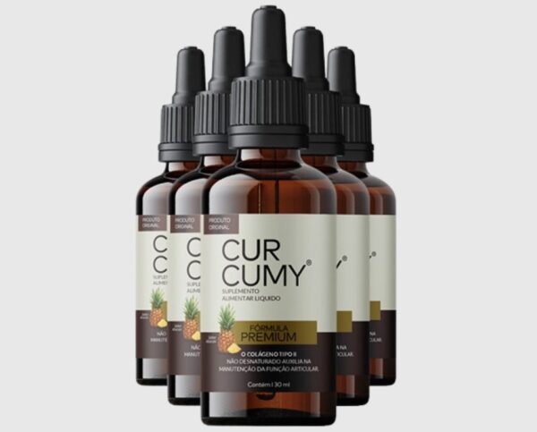 Curcumy - Fórmula Natural Avançada - 05 Frascos (Promoção pote extra)