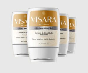 Visara Antiacne - Gel Creme com Fórmula Inteligente (04 frascos)