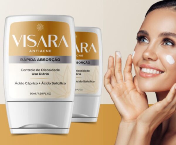 Visara Antiacne - Gel Creme com Fórmula Inteligente (04 frascos) - Image 3