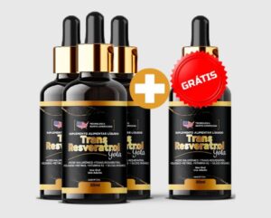 Trans Resveratrol Gota - Kit Promocional 04 Frascos